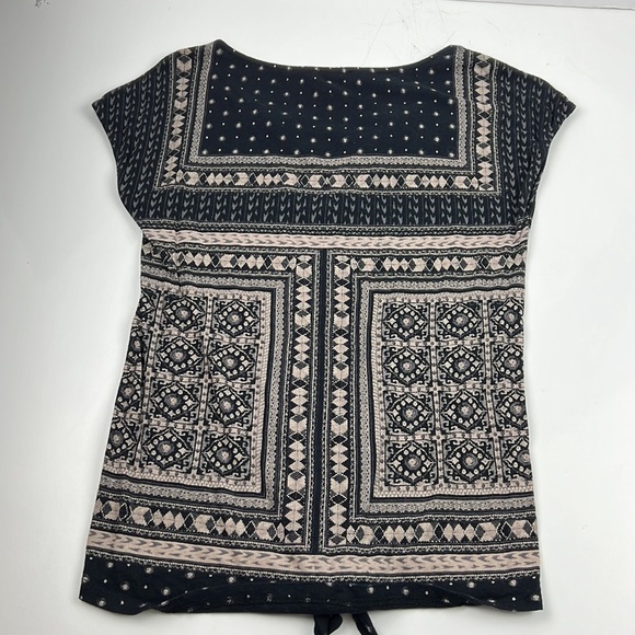 Lucky Brand Sleeveless Black Graphic Top - Picture 4 of 7